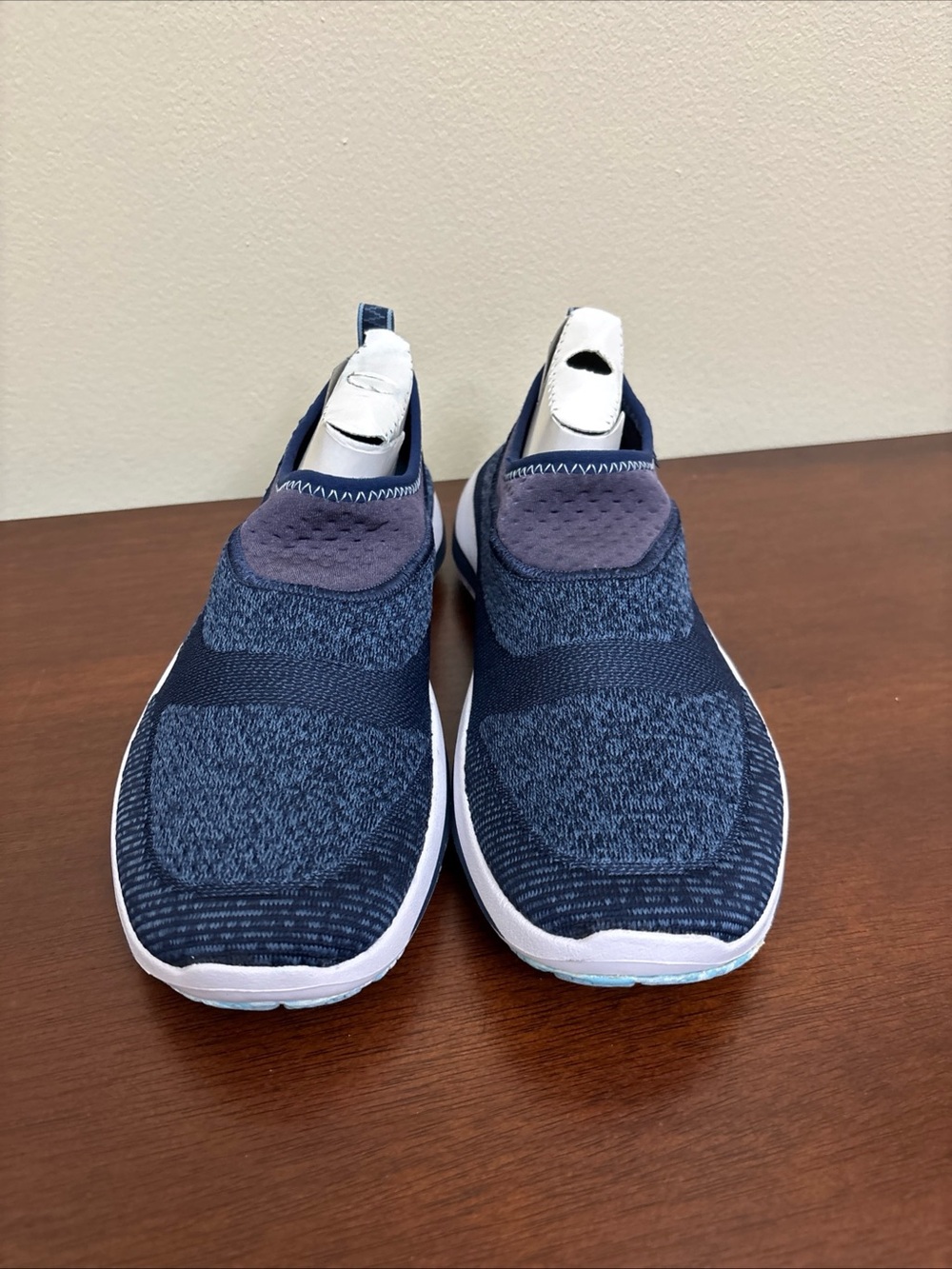 LL Bean Summer Slip On Shoes Womens 6 Blue Comfort Lightweight